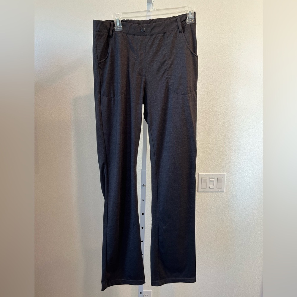 Elegant Charcoal Men's Dress Pants